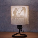 PrintedArt Nachttischlampe 