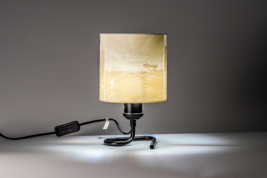 PrintedArt Nachttischlampe 