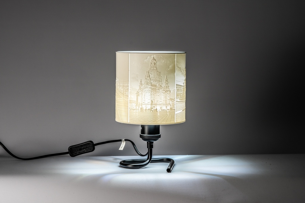 PrintedArt Nachttischlampe 